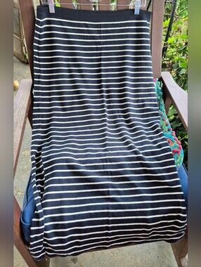 GAP 🏝 Women's 100% COTTON Maxi Skirt ⛵️ "DESIGNED & CRAFTED" line 🦋 Sz M 💙EUC